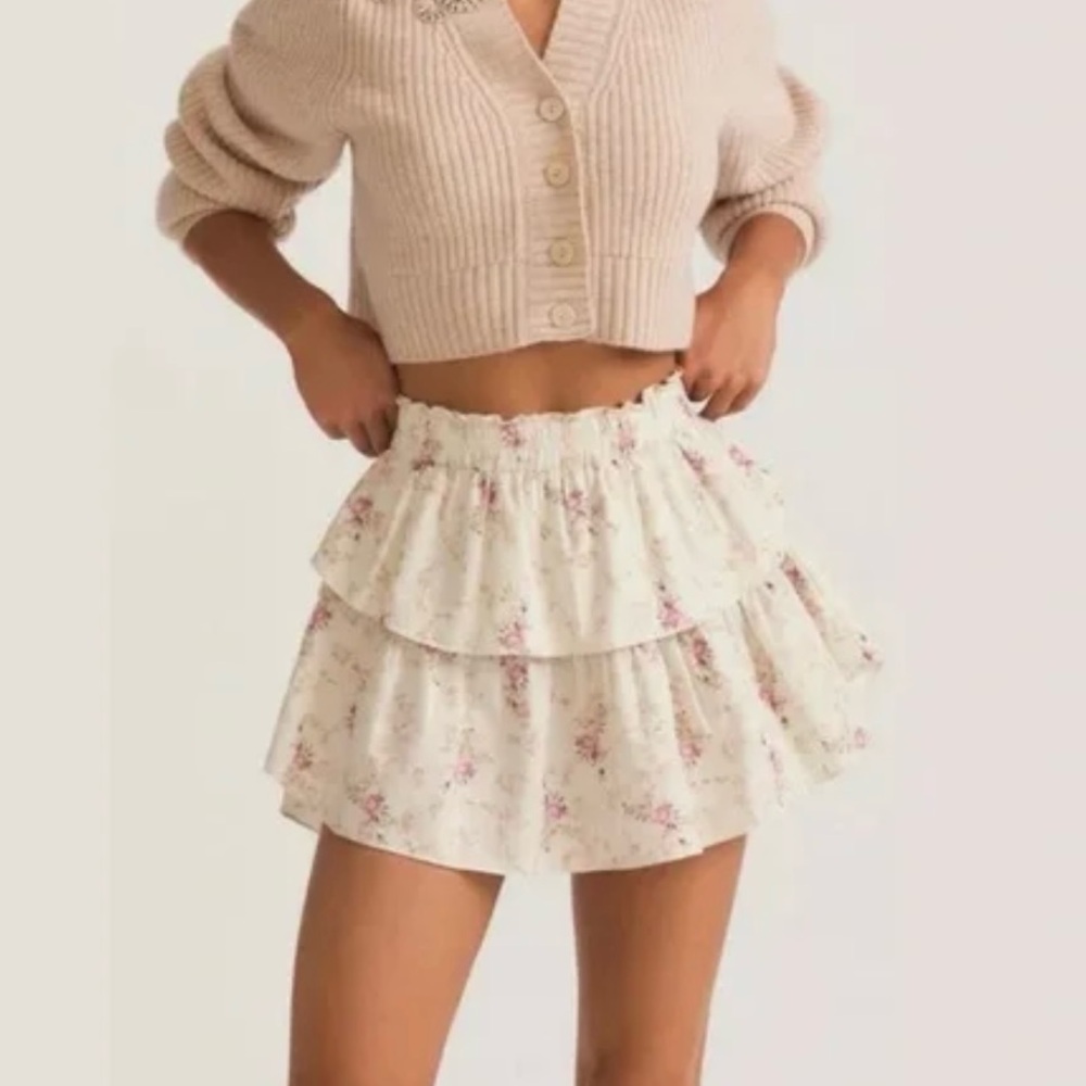 LOVESHACKFANCY Mini skirt - Pink Parasail